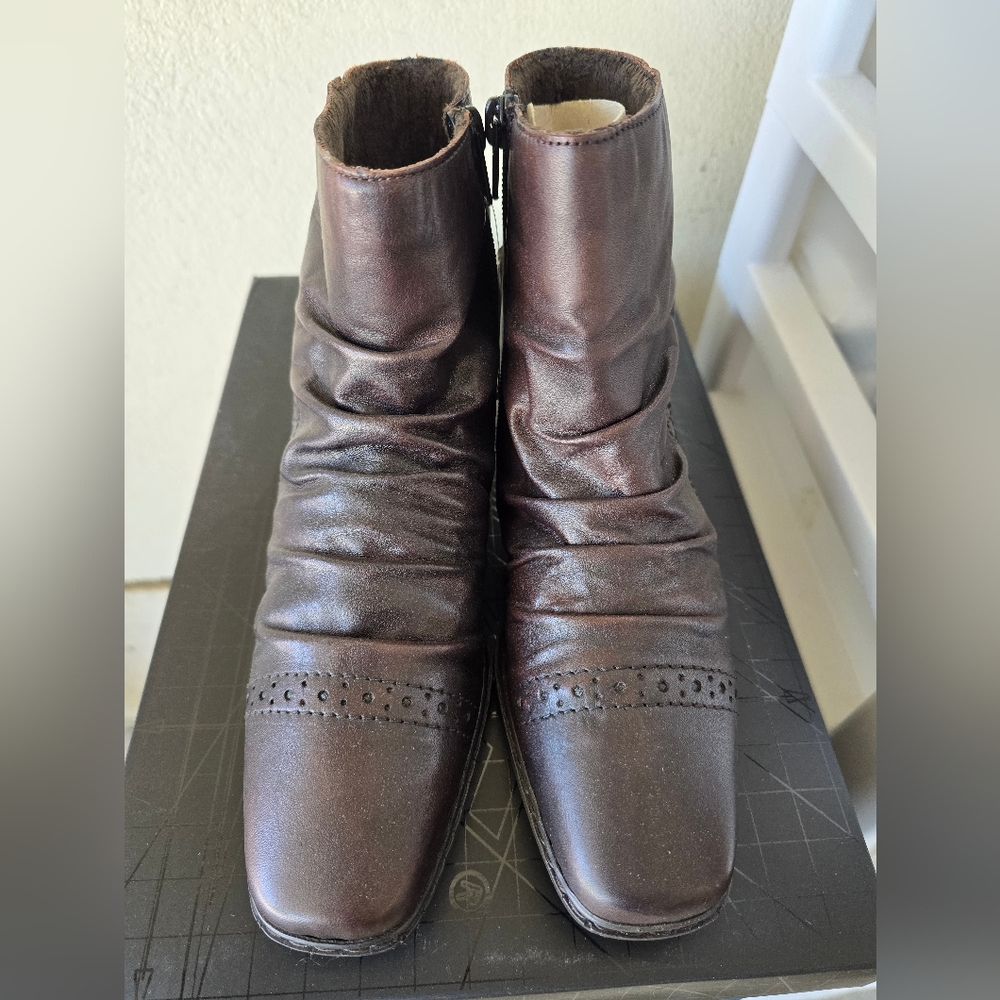 Rieker Dark Brown Ankle Boots